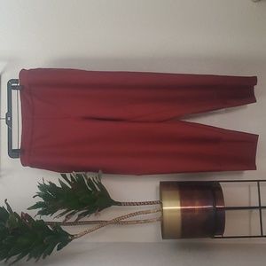 Straight leg cuffed trouser